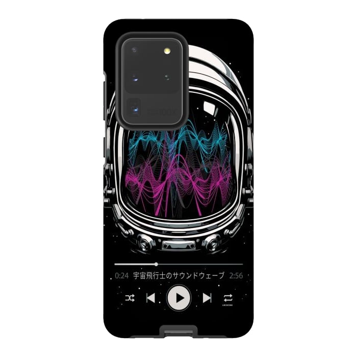 Galaxy S20 Ultra StrongFit Soundtrack Neon - Astronaut by LM2Kone