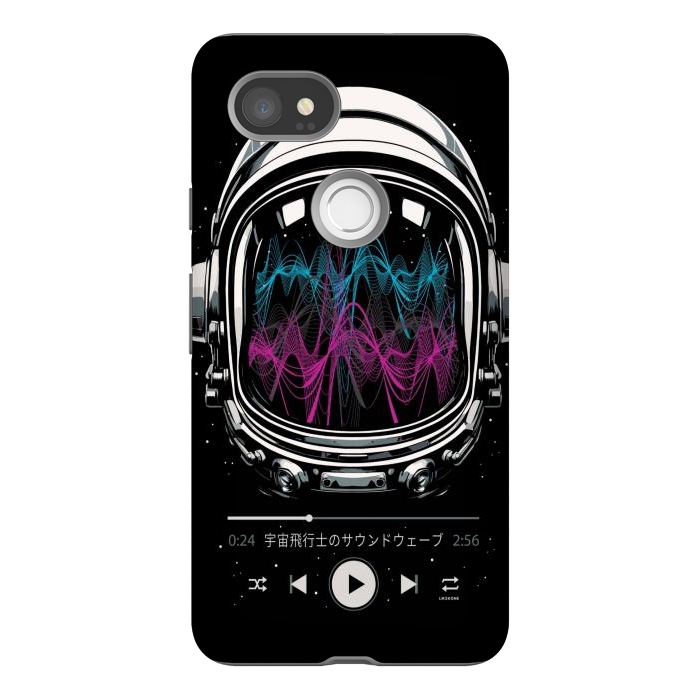 Pixel 2XL StrongFit Soundtrack Neon - Astronaut by LM2Kone