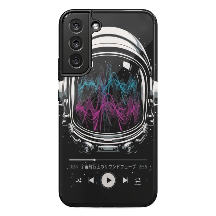 Galaxy S22 plus StrongFit Soundtrack Neon - Astronaut by LM2Kone