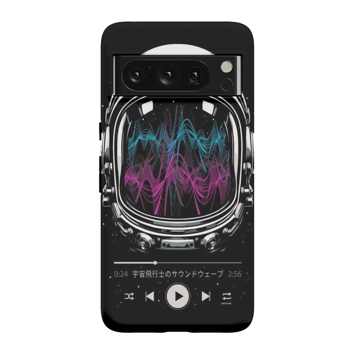 Pixel 8 Pro StrongFit Soundtrack Neon - Astronaut by LM2Kone