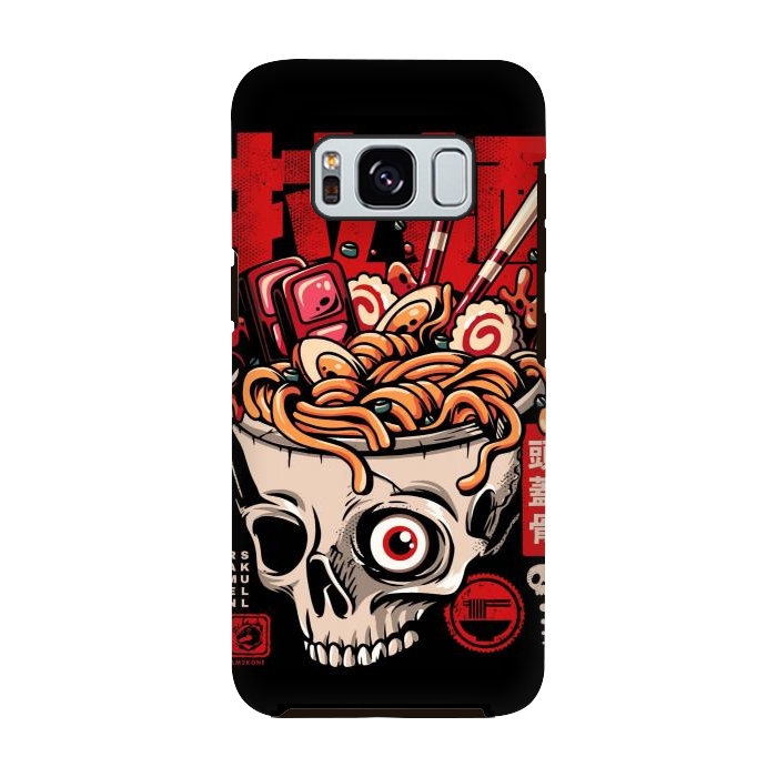 Galaxy S8 StrongFit Skull Ramen Noodles by LM2Kone