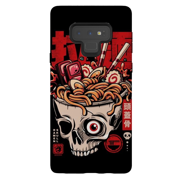 Galaxy Note 9 StrongFit Skull Ramen Noodles by LM2Kone