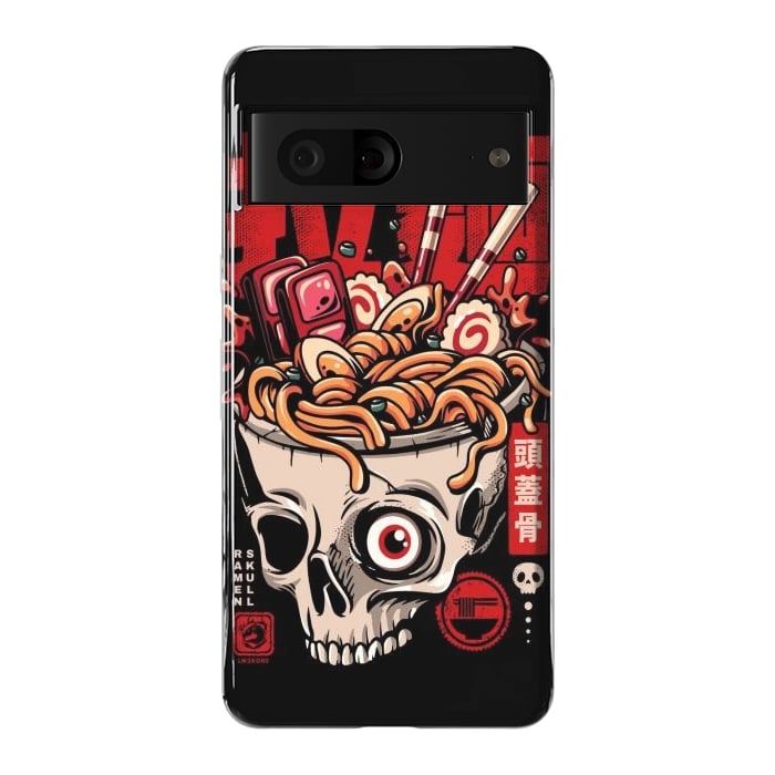 Pixel 7 StrongFit Skull Ramen Noodles by LM2Kone