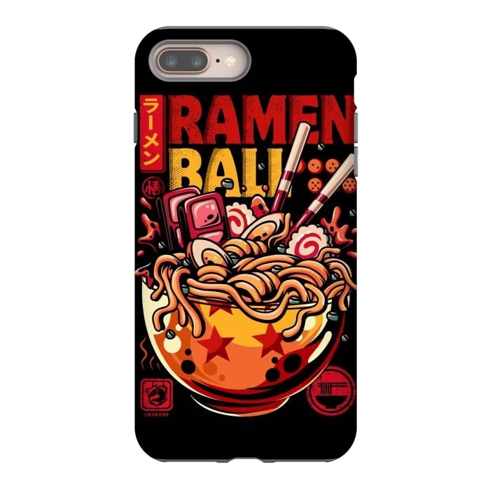 iPhone 7 plus StrongFit Super Ramen Ball by LM2Kone