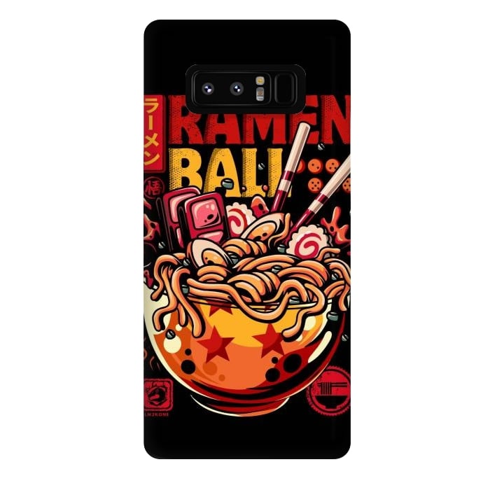 Galaxy Note 8 StrongFit Super Ramen Ball by LM2Kone