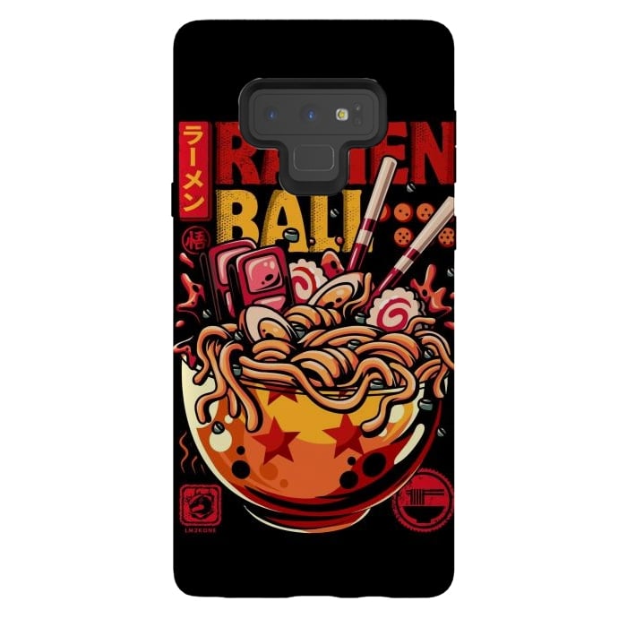 Galaxy Note 9 StrongFit Super Ramen Ball by LM2Kone