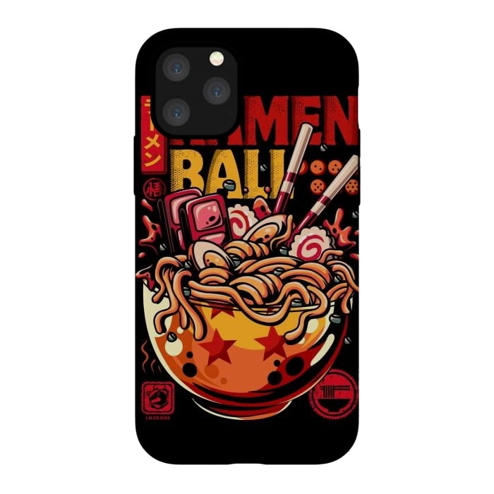 iPhone 11 Pro StrongFit Super Ramen Ball by LM2Kone