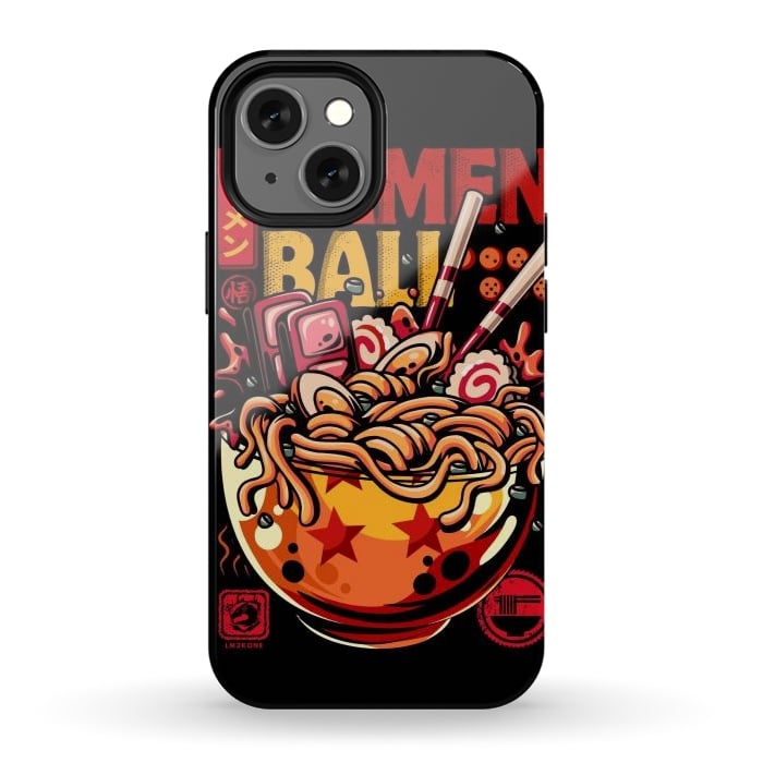 iPhone 12 mini StrongFit Super Ramen Ball by LM2Kone