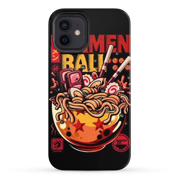 iPhone 12 StrongFit Super Ramen Ball by LM2Kone