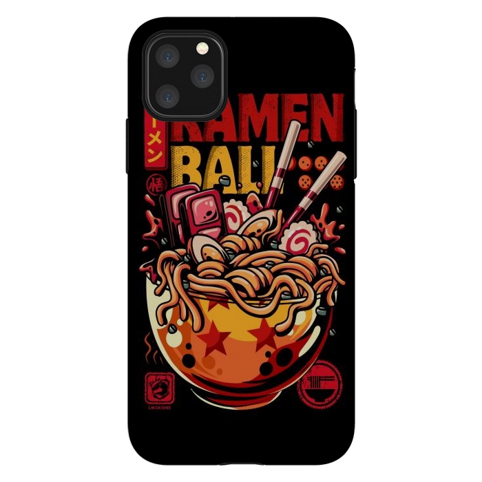 iPhone 11 Pro Max StrongFit Super Ramen Ball by LM2Kone