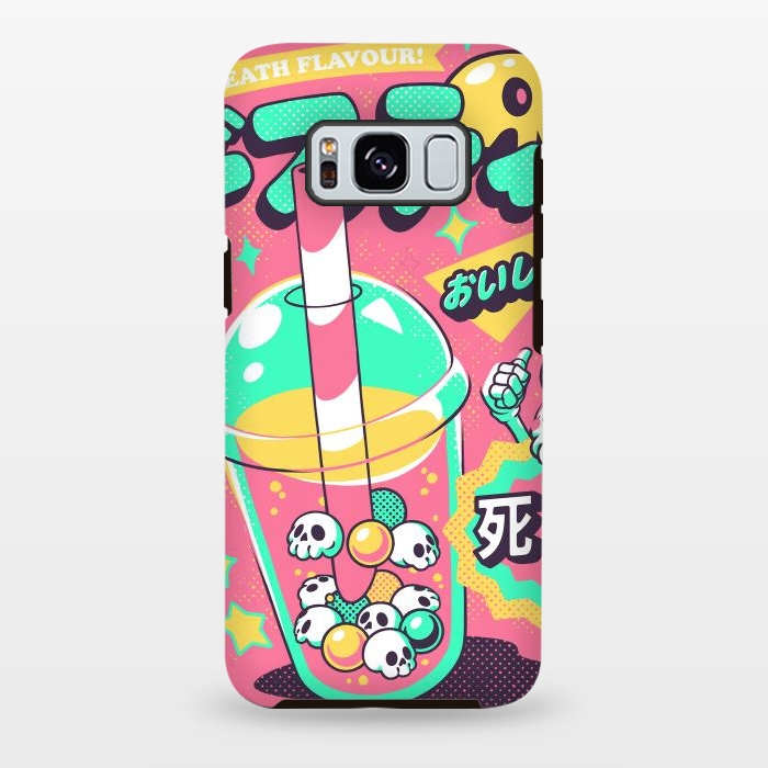 Galaxy S8 plus StrongFit Death Tea - Pink Version by Ilustrata