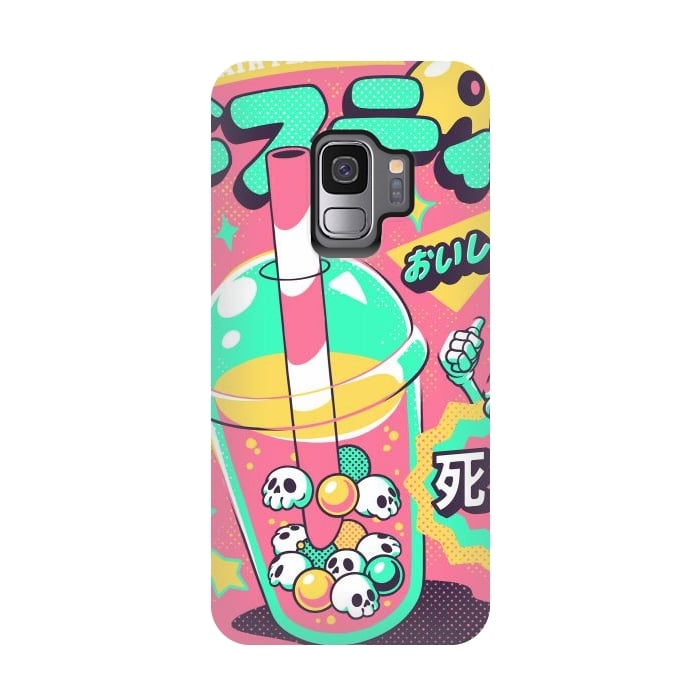 Galaxy S9 StrongFit Death Tea - Pink Version by Ilustrata