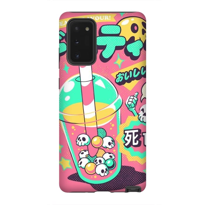 Galaxy Note 20 StrongFit Death Tea - Pink Version by Ilustrata