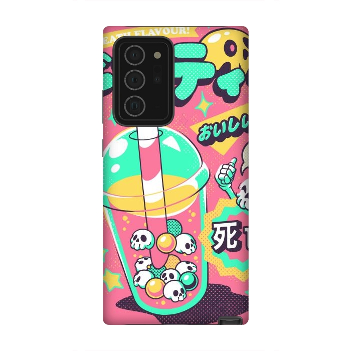 Galaxy Note 20 Ultra StrongFit Death Tea - Pink Version by Ilustrata