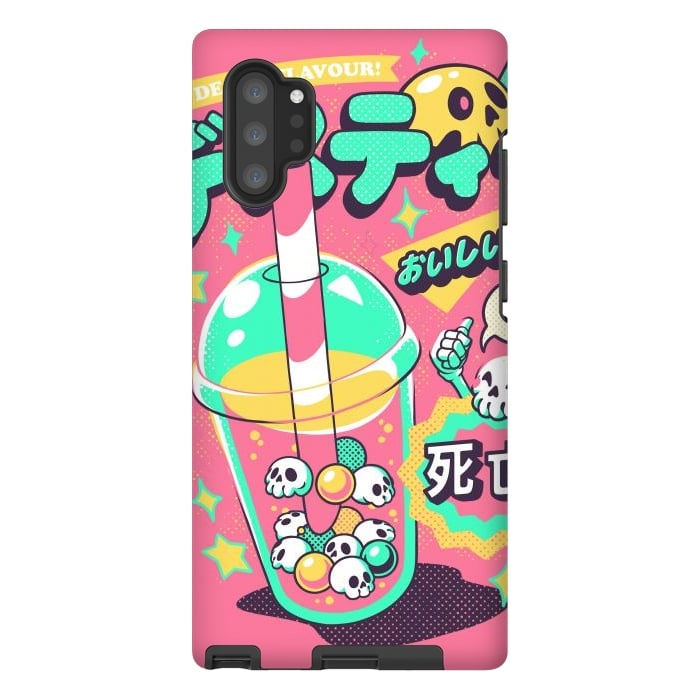Galaxy Note 10 plus StrongFit Death Tea - Pink Version by Ilustrata