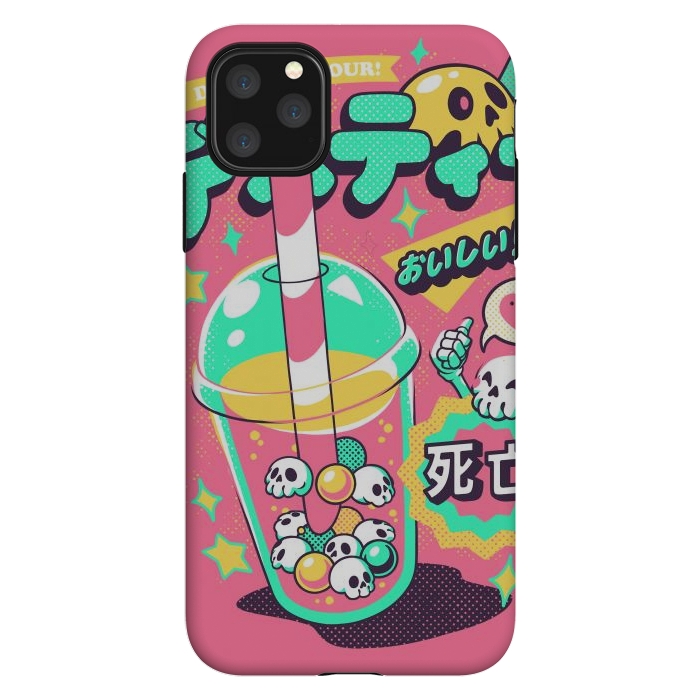 iPhone 11 Pro Max StrongFit Death Tea - Pink Version by Ilustrata