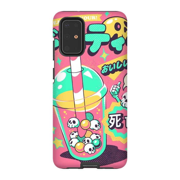 Galaxy S20 Plus StrongFit Death Tea - Pink Version by Ilustrata