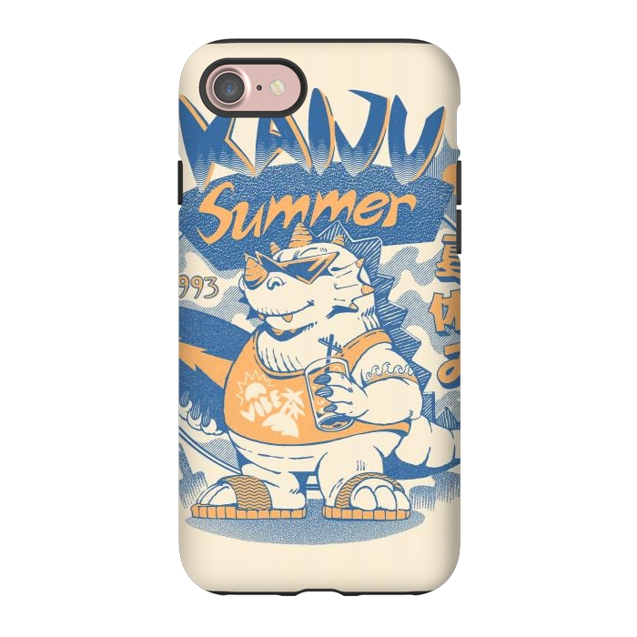 iPhone 7 StrongFit Kaiju Summer Vibes  by Ilustrata