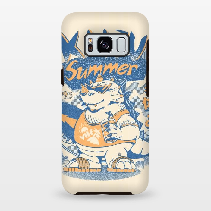 Galaxy S8 plus StrongFit Kaiju Summer Vibes  by Ilustrata