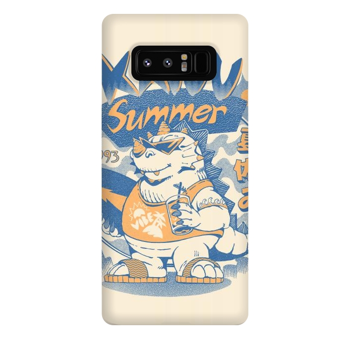 Galaxy Note 8 StrongFit Kaiju Summer Vibes  by Ilustrata