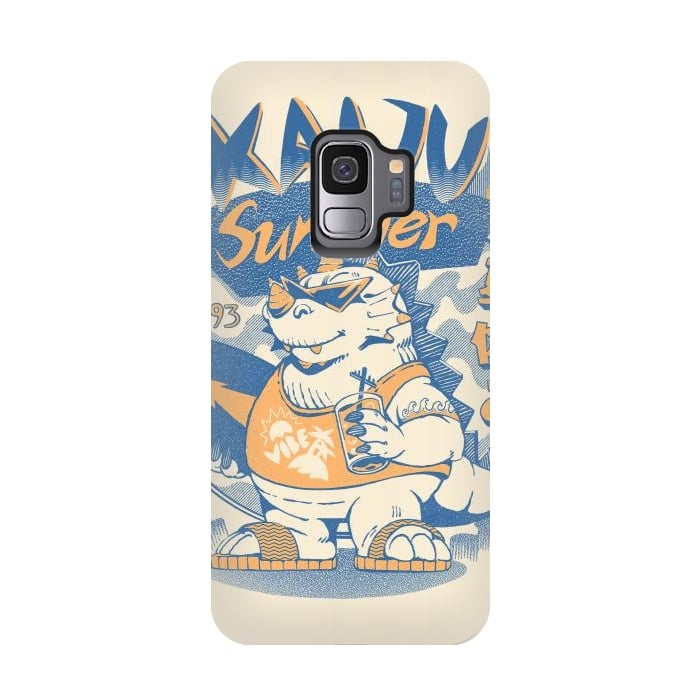 Galaxy S9 StrongFit Kaiju Summer Vibes  by Ilustrata