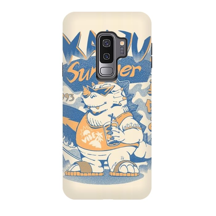 Galaxy S9 plus StrongFit Kaiju Summer Vibes  by Ilustrata