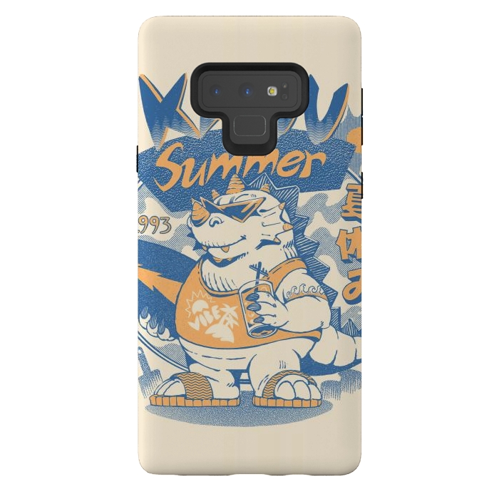 Galaxy Note 9 StrongFit Kaiju Summer Vibes  by Ilustrata