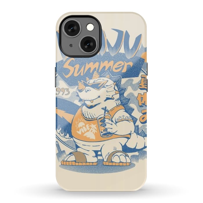 iPhone 13 StrongFit Kaiju Summer Vibes  by Ilustrata