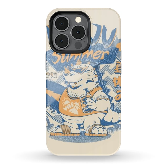 iPhone 13 pro StrongFit Kaiju Summer Vibes  by Ilustrata