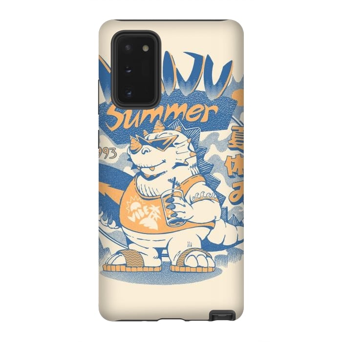 Galaxy Note 20 StrongFit Kaiju Summer Vibes  by Ilustrata