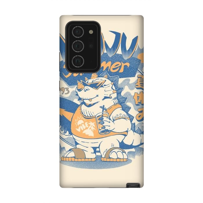 Galaxy Note 20 Ultra StrongFit Kaiju Summer Vibes  by Ilustrata