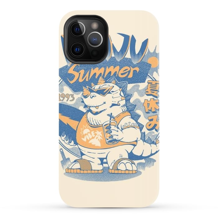 iPhone 12 Pro Max StrongFit Kaiju Summer Vibes  by Ilustrata