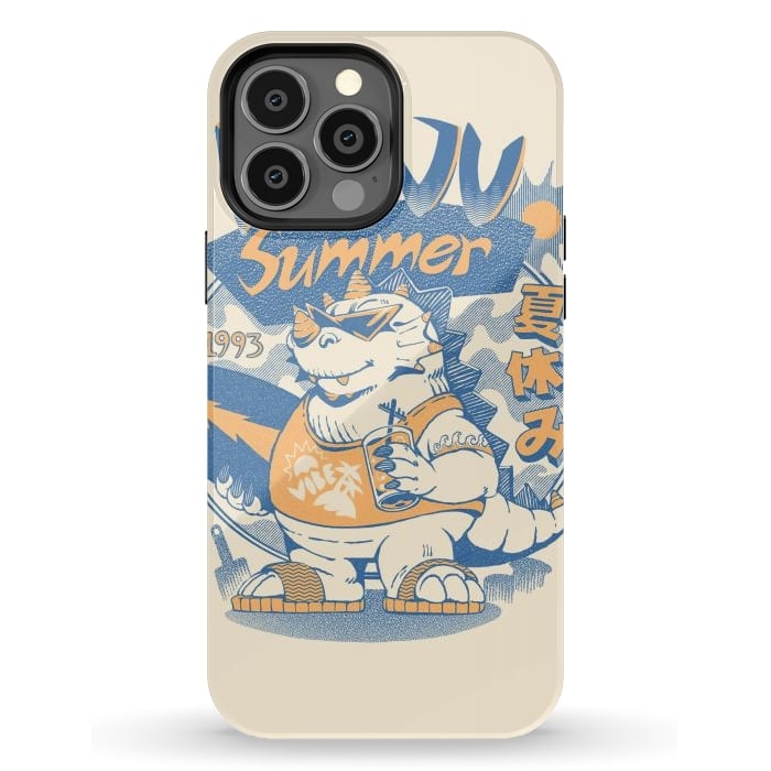 iPhone 13 Pro Max StrongFit Kaiju Summer Vibes  by Ilustrata