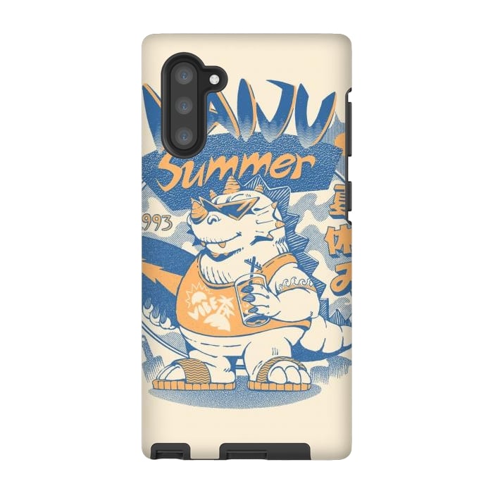 Galaxy Note 10 StrongFit Kaiju Summer Vibes  by Ilustrata