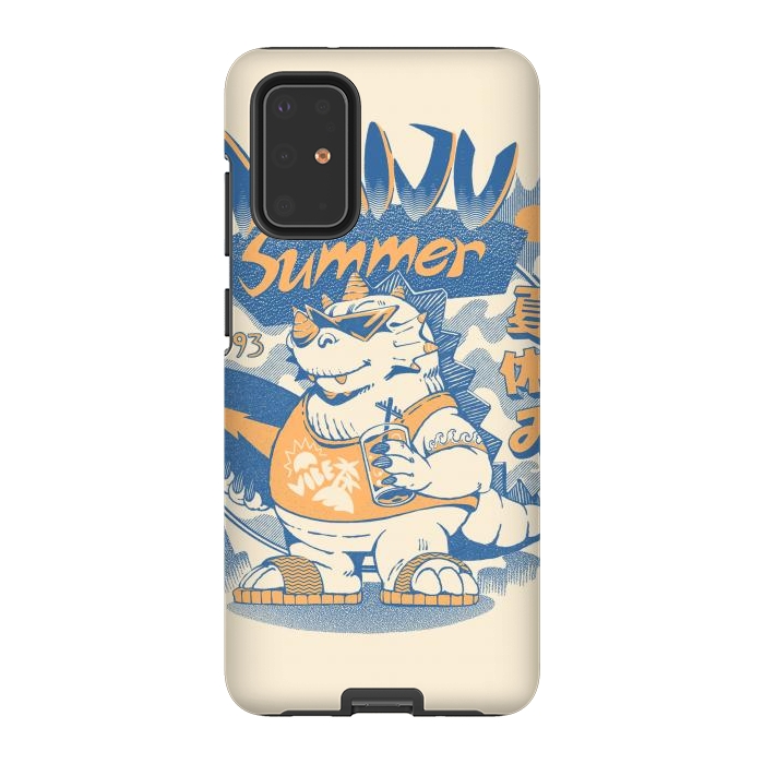 Galaxy S20 Plus StrongFit Kaiju Summer Vibes  by Ilustrata