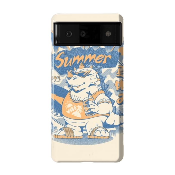 Pixel 6 StrongFit Kaiju Summer Vibes  by Ilustrata