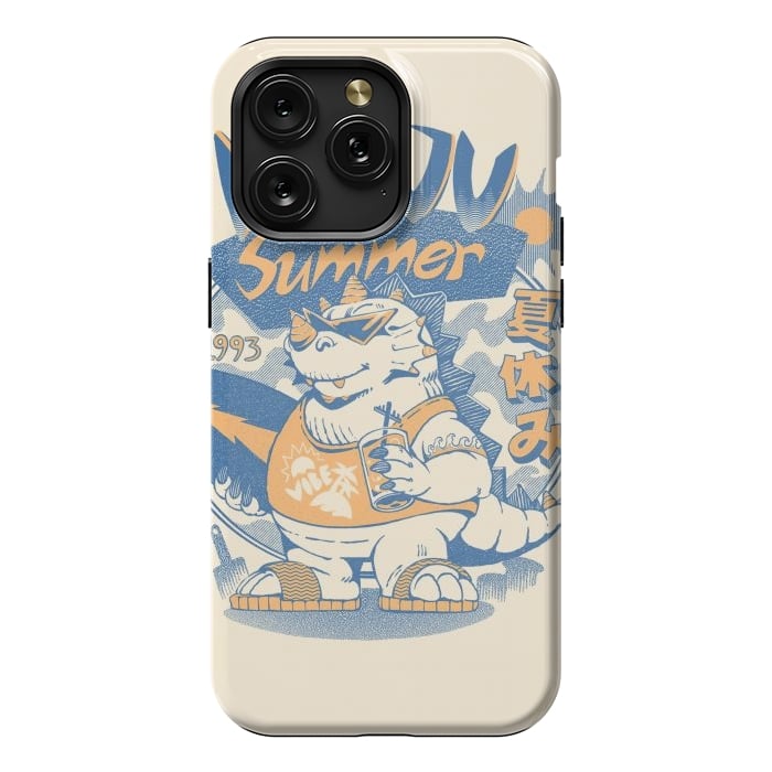 iPhone 15 Pro Max StrongFit Kaiju Summer Vibes  by Ilustrata