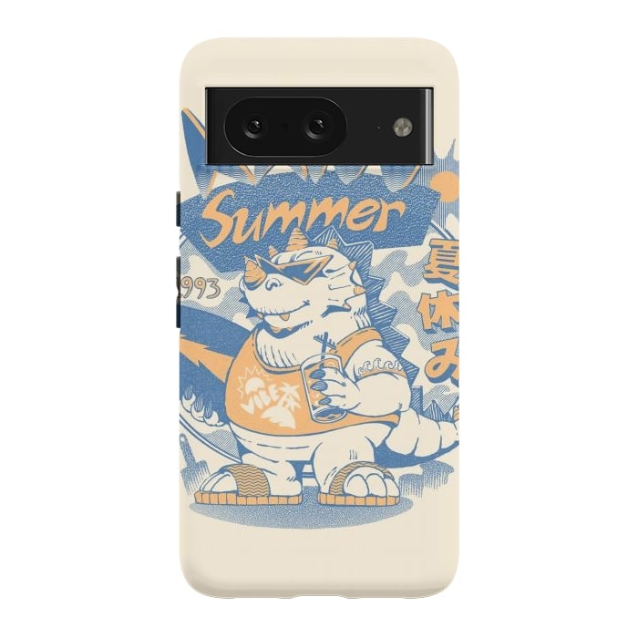 Pixel 8 StrongFit Kaiju Summer Vibes  by Ilustrata