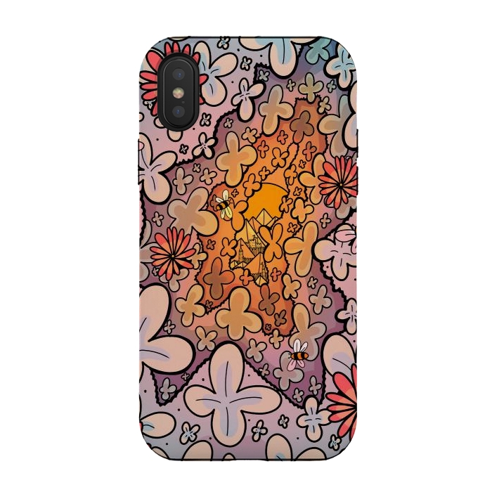 iPhone Xs / X StrongFit The forest castle by Steve Wade (Swade)