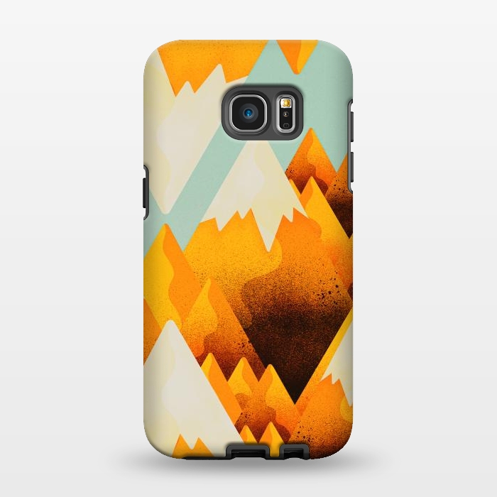 Galaxy S7 EDGE StrongFit Yellow sand peaks by Steve Wade (Swade)