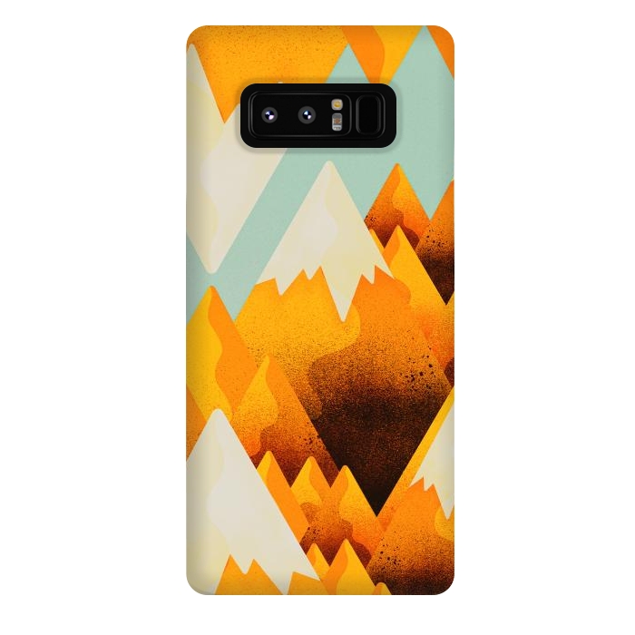 Galaxy Note 8 StrongFit Yellow sand peaks by Steve Wade (Swade)