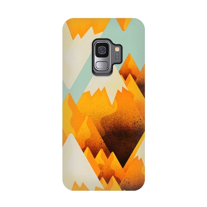 Galaxy S9 StrongFit Yellow sand peaks by Steve Wade (Swade)