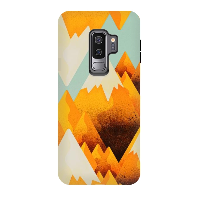 Galaxy S9 plus StrongFit Yellow sand peaks by Steve Wade (Swade)