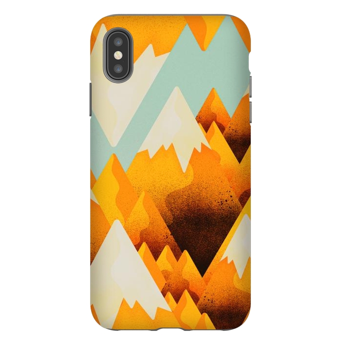 iPhone Xs Max StrongFit Yellow sand peaks by Steve Wade (Swade)