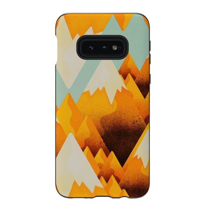 Galaxy S10e StrongFit Yellow sand peaks by Steve Wade (Swade)