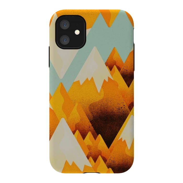 iPhone 11 StrongFit Yellow sand peaks by Steve Wade (Swade)