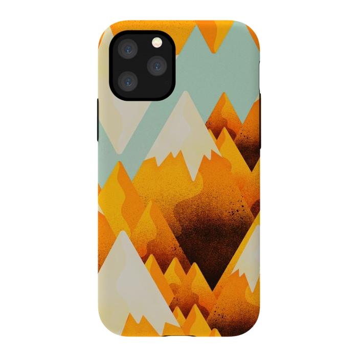 iPhone 11 Pro StrongFit Yellow sand peaks by Steve Wade (Swade)