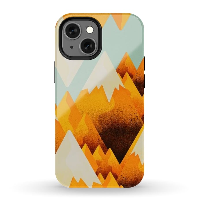 iPhone 12 mini StrongFit Yellow sand peaks by Steve Wade (Swade)