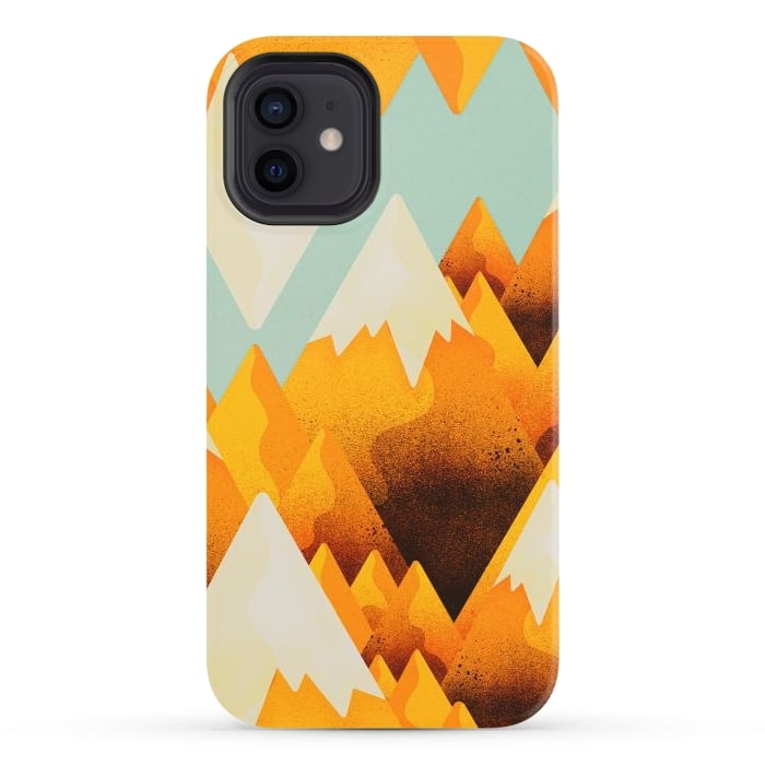 iPhone 12 StrongFit Yellow sand peaks by Steve Wade (Swade)