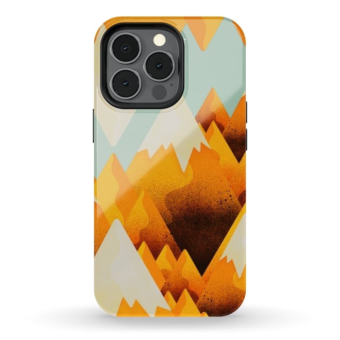 iPhone 13 pro StrongFit Yellow sand peaks by Steve Wade (Swade)
